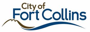City of Fort Collins logo with stylized mountain and wave lines below the text.