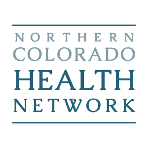 Logo with text: "Northern Colorado Health Network" displayed in four lines with horizontal lines above and below the words.
