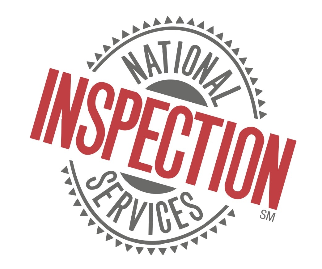 Logo with the words "National Inspection Services" in a circular design, featuring "INSPECTION" in bold red letters diagonally across the center, evoking the spirit of giving and community support.